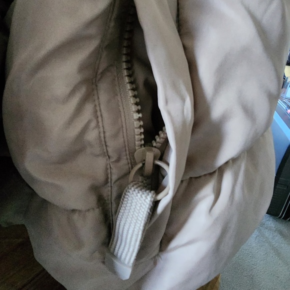 Zara Light Taupe Puffer Jacket - Picture 8 of 12